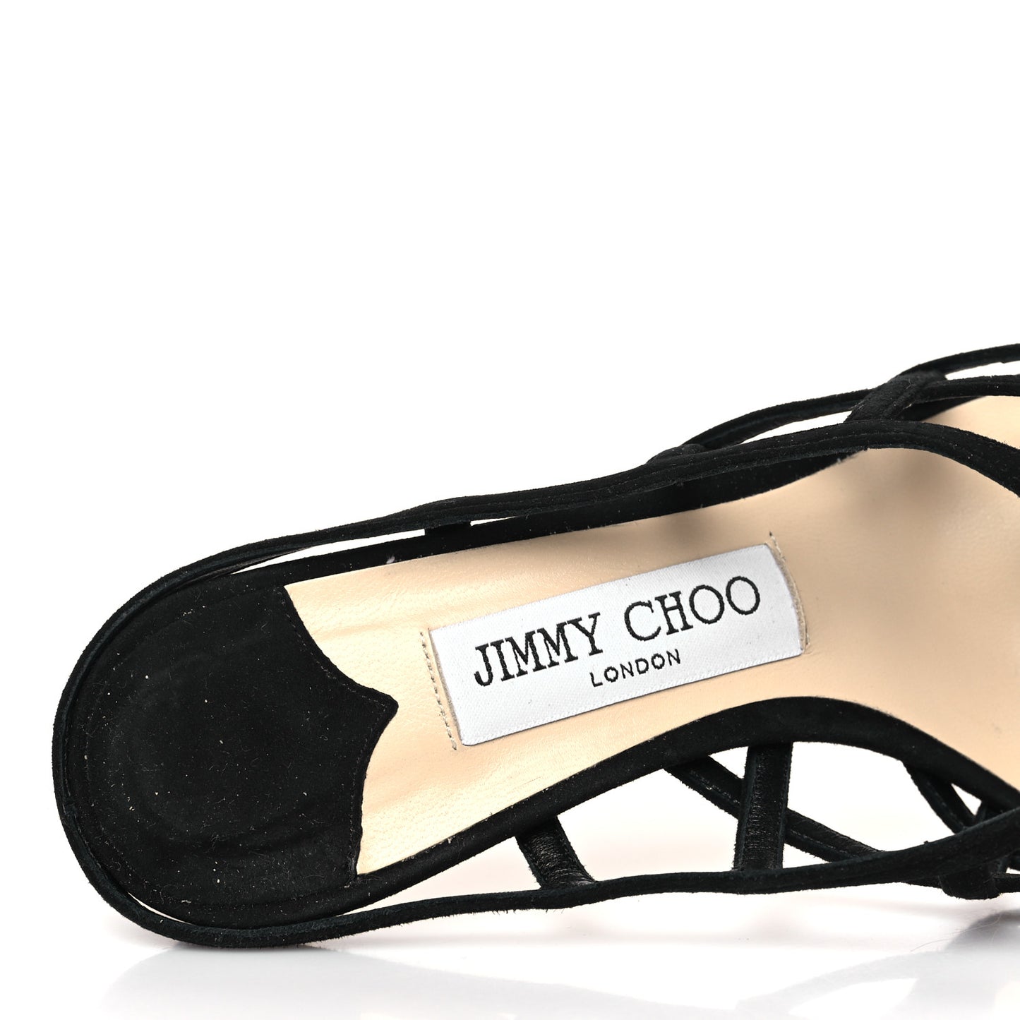 Suede Sai 65 Sandals 37.5 Black