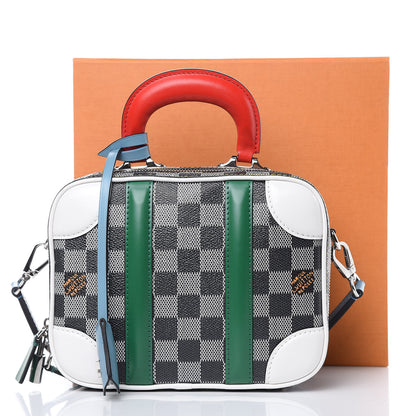 Louis Vuitton Damier Valisette BB Black White 12 of 12
