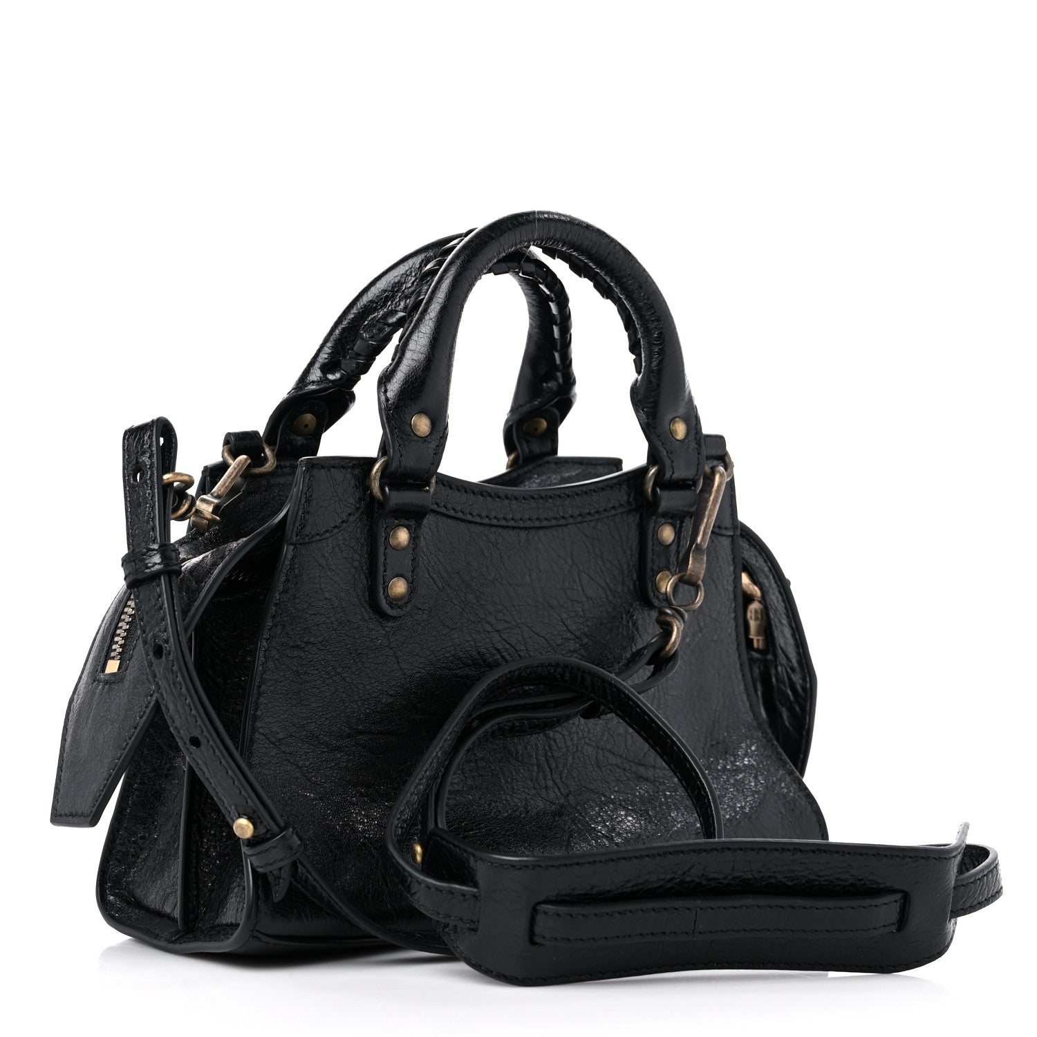 Balenciaga Agneau Neo Classic Hardware Pins Mini City Black 3 of 10