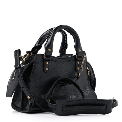 Balenciaga Agneau Neo Classic Hardware Pins Mini City Black 3 of 10