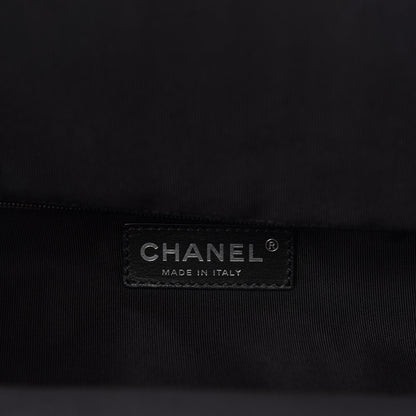 Chanel Iridescent Calfskin Chic Quilt Frame Tote Black 8 of 10