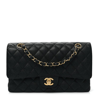 Chanel Caviar Quilted Medium Double Flap Black 1 of 7