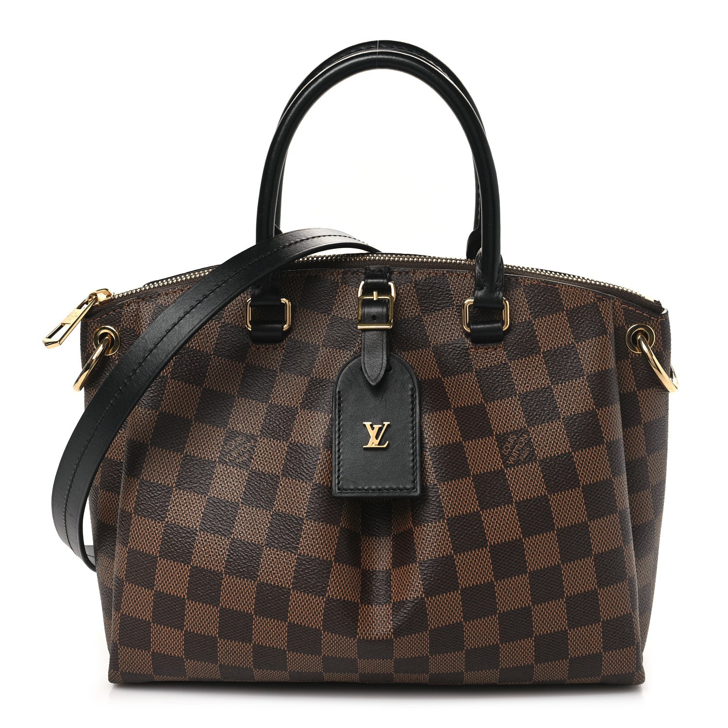 Louis Vuitton Damier Ebene Odeon Tote PM Black 1 of 9