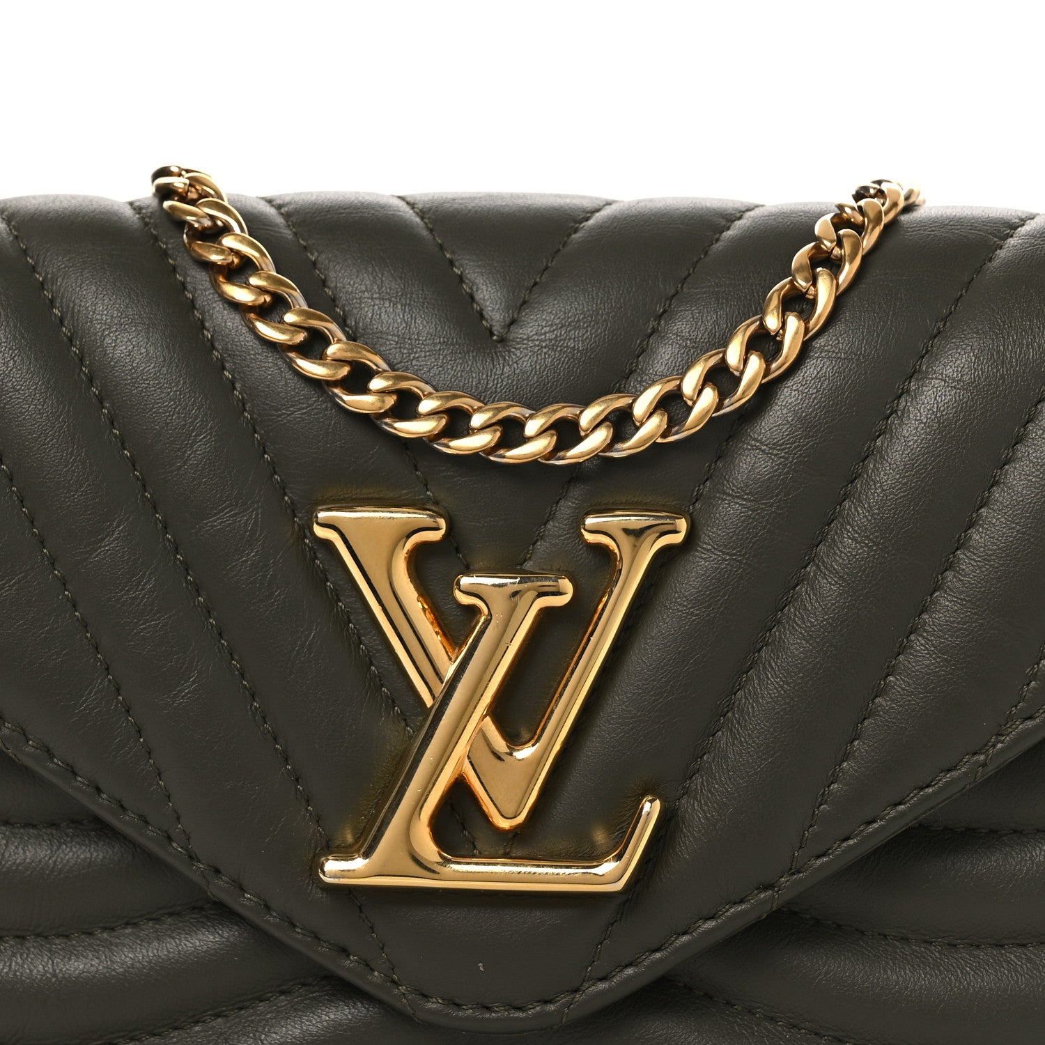 Louis Vuitton Calfskin New Wave Multi Pochette Kaki 6 of 11