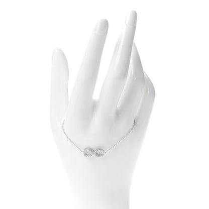 Tiffany Platinum Diamond Infinity Bracelet 2 of 7