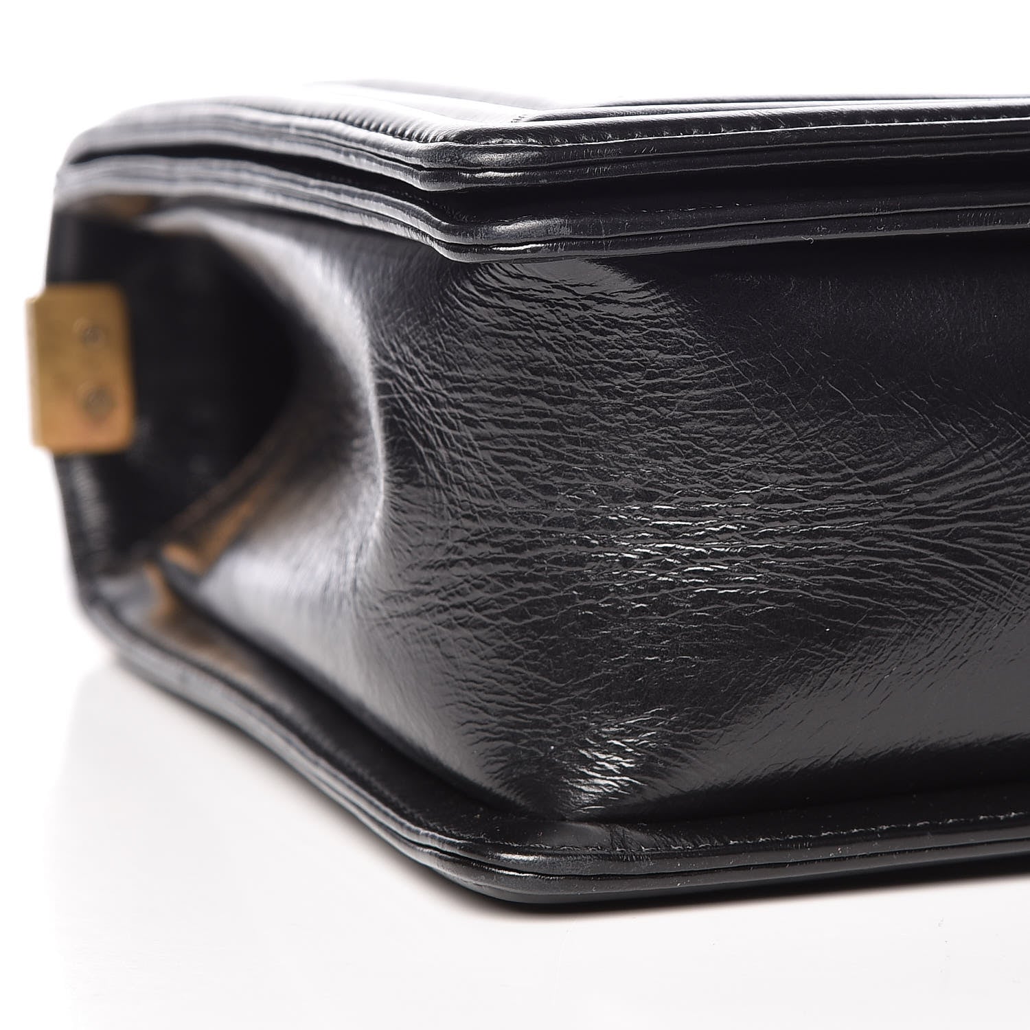 Chanel Glazed Calfskin Quilted Large Boy Flap Black 8 of 14
