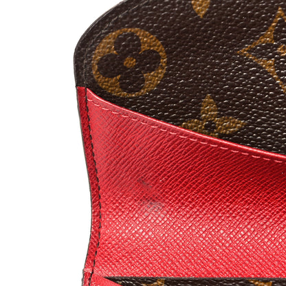 Louis Vuitton Monogram Emilie Wallet Fuchsia 7 of 7