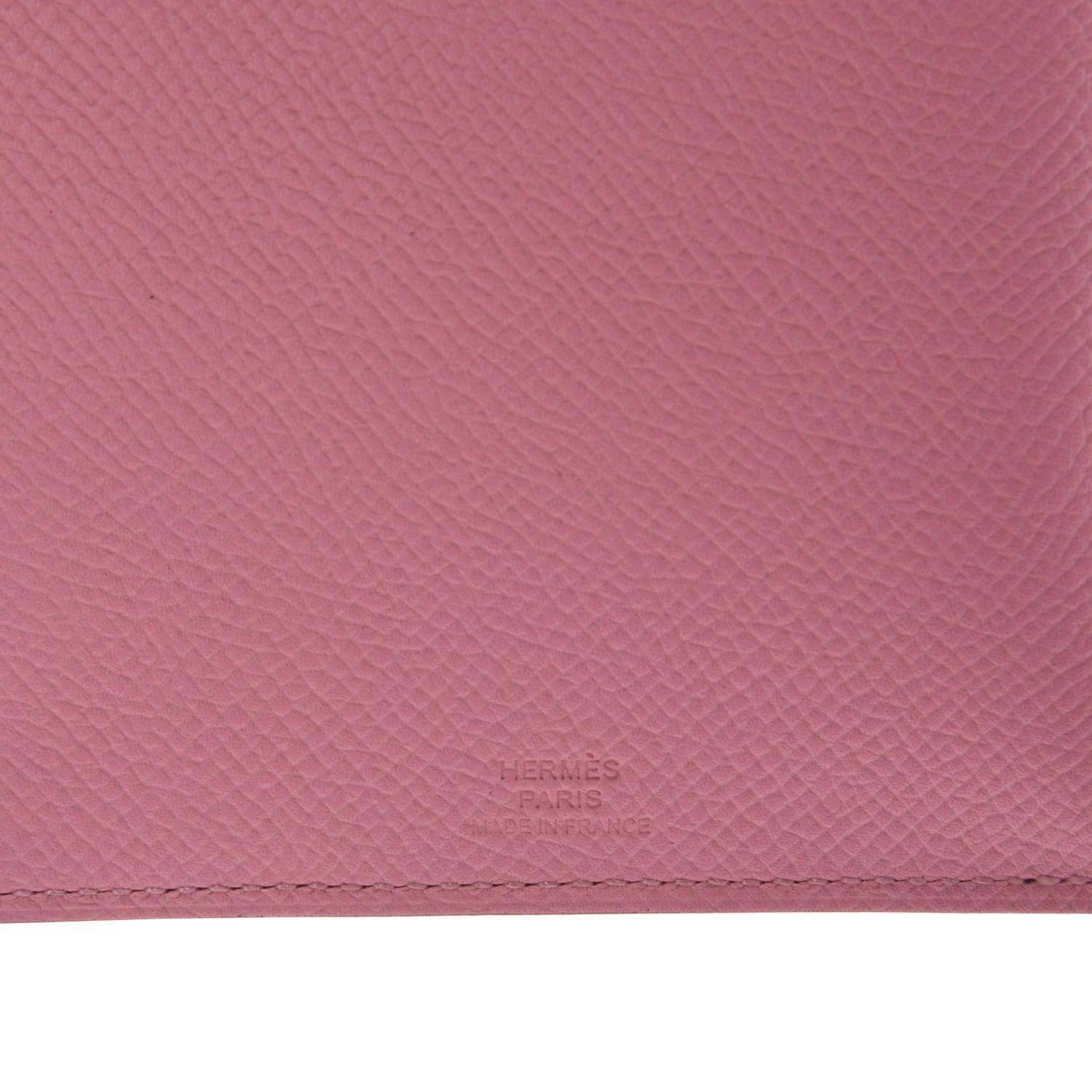 Hermes Epsom Tarmac PM Passport Holder Rose Confetti 8 of 9