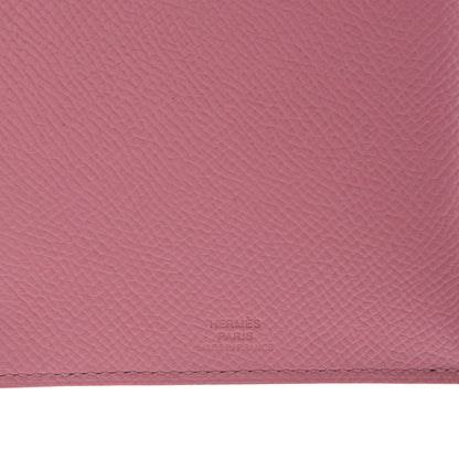Hermes Epsom Tarmac PM Passport Holder Rose Confetti 8 of 9