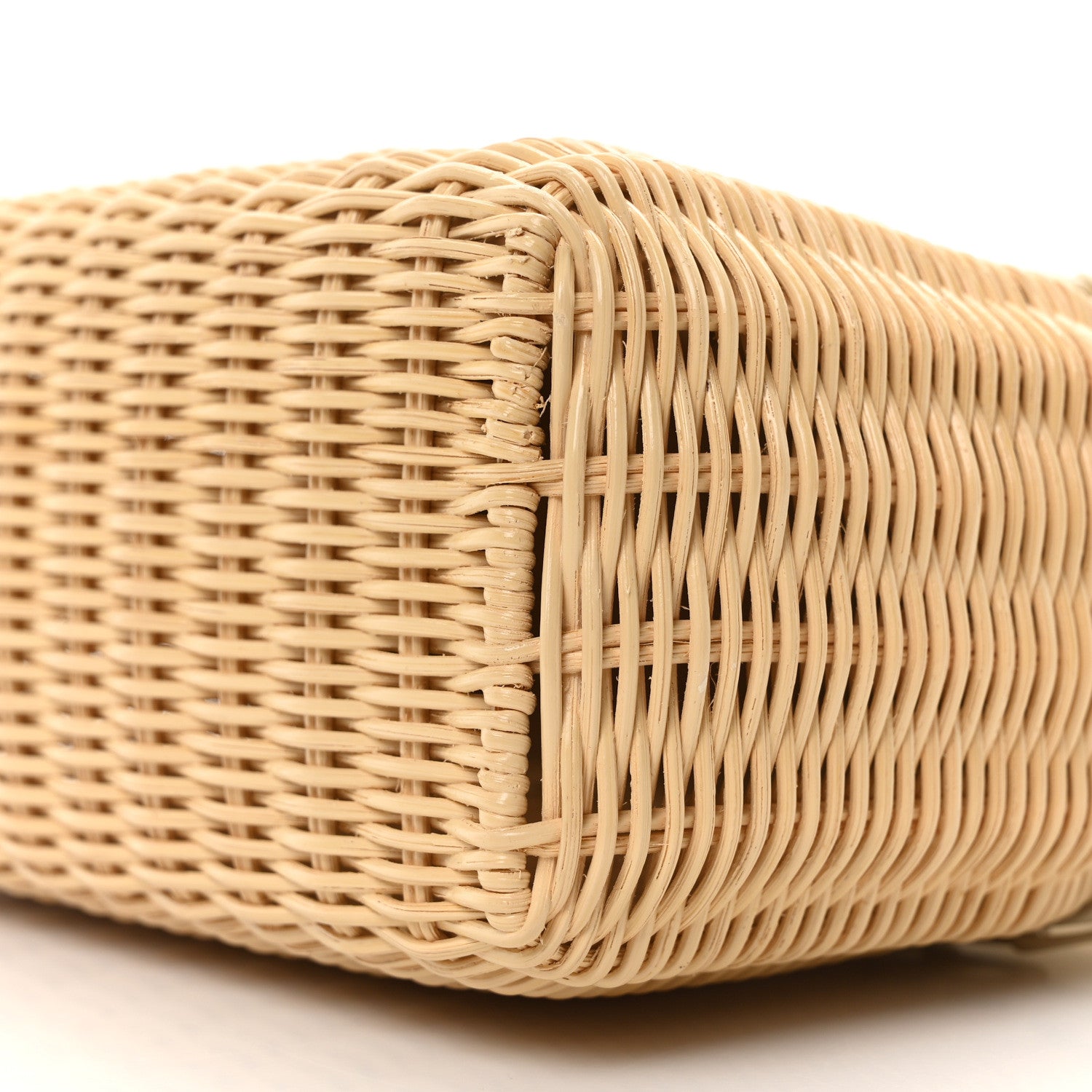 Loro Piana Wicker Calfskin East West L19 Extra Pocket Pouch Malt Whisper White 9 of 10
