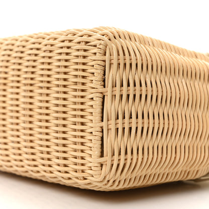 Loro Piana Wicker Calfskin East West L19 Extra Pocket Pouch Malt Whisper White 9 of 10