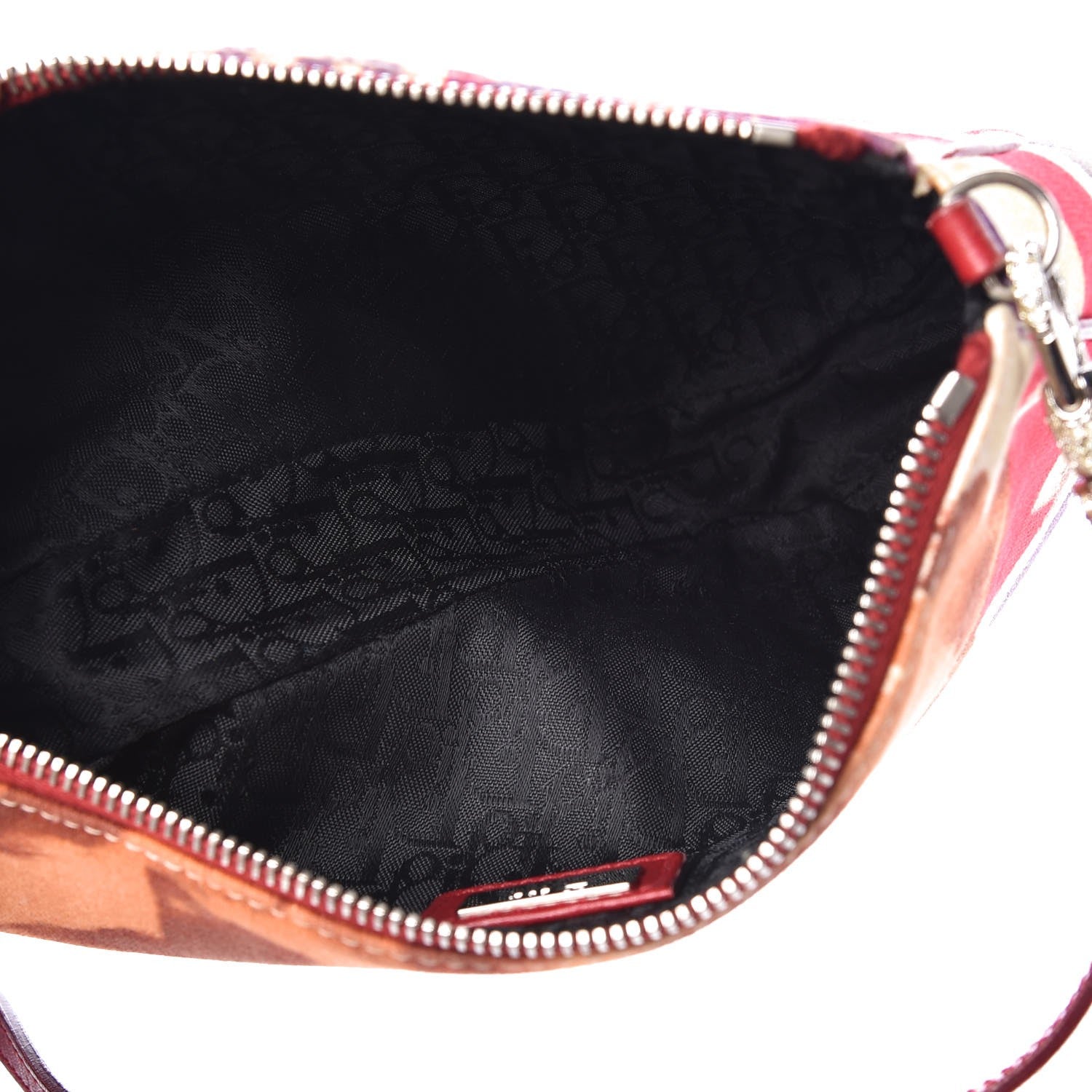 Christian Dior Canvas Le Victim Mini Saddle Pochette Red 5 of 11