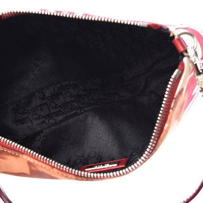 Christian Dior Canvas Le Victim Mini Saddle Pochette Red 5 of 11