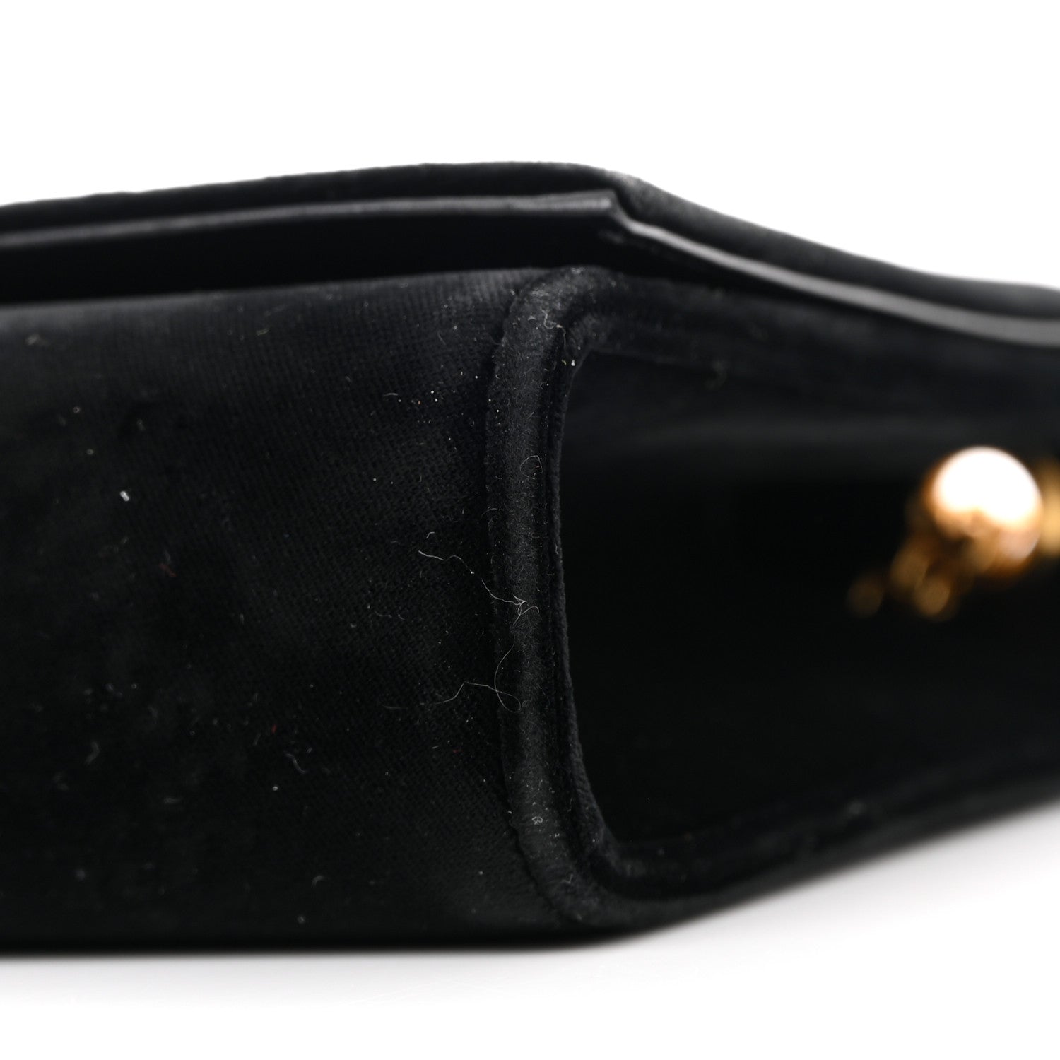 Saint Laurent Velvet Medium Monogram Kate Tassel Shoulder Bag Black 9 of 11