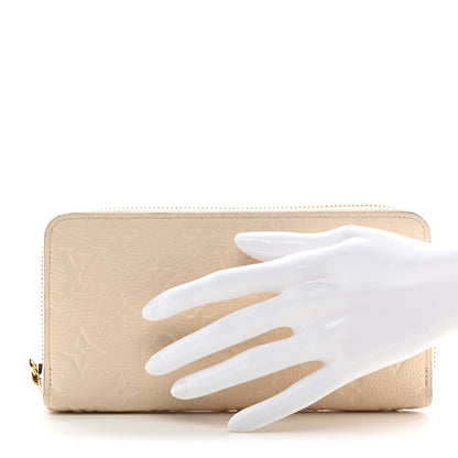 Louis Vuitton Empreinte Zippy Wallet Cream 2 of 11