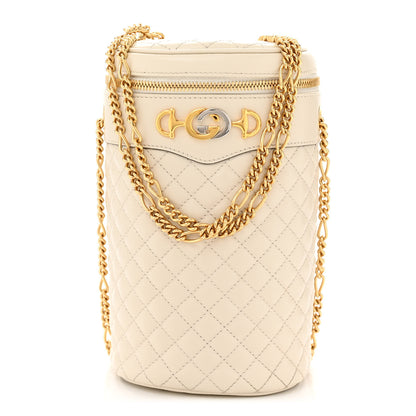 Gucci Calfskin Trapuntata Zumi Belt Bag Off White 1 of 11