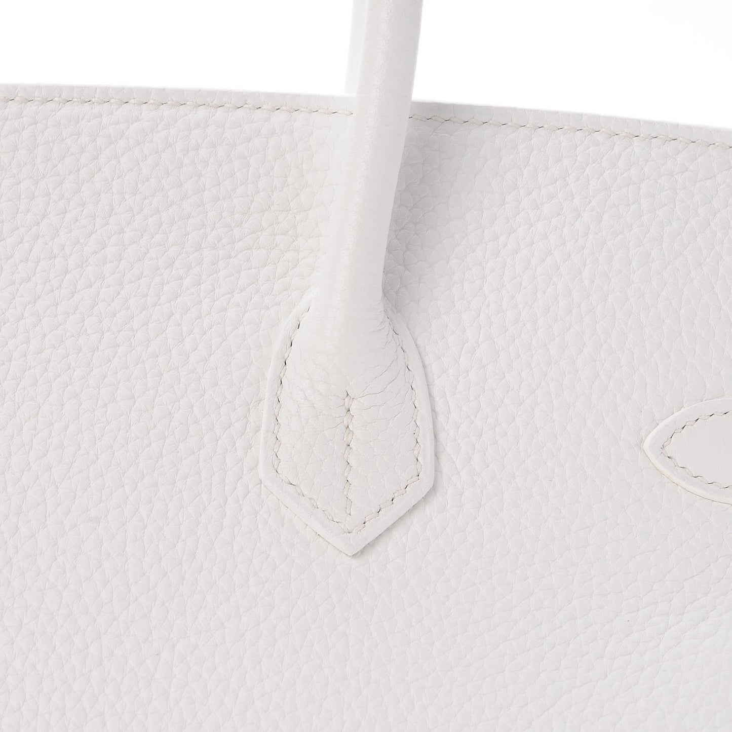 Taurillon Clemence Birkin 35 White