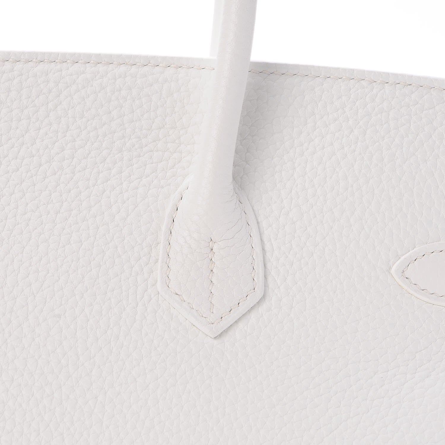 Hermes Taurillon Clemence Birkin 35 White 29 of 34