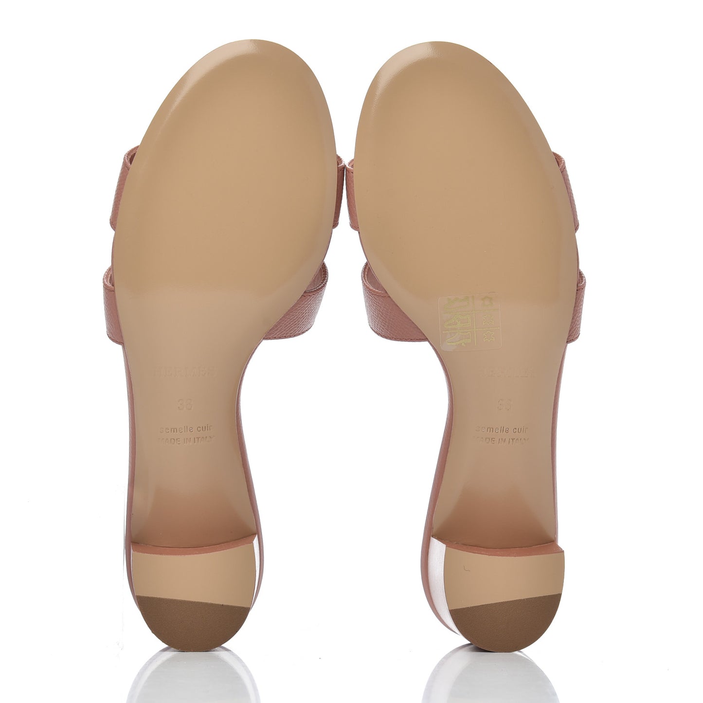 Epsom Oasis Sandals 38 Bois De Rose