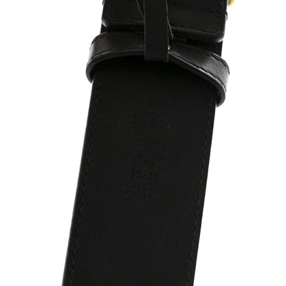 Gucci Calfskin Double G 40mm Belt 80 32 Black 5 of 6