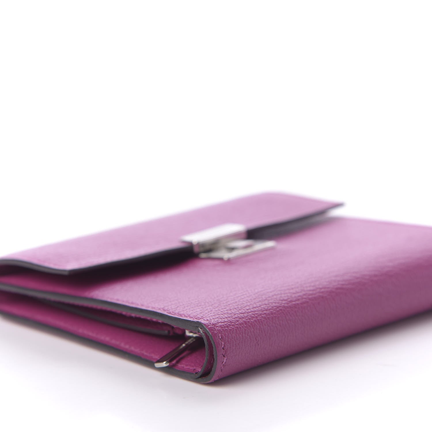 Hermes Chevre Mysore Clic 12 Wallet Rose Pourpre 6 of 10