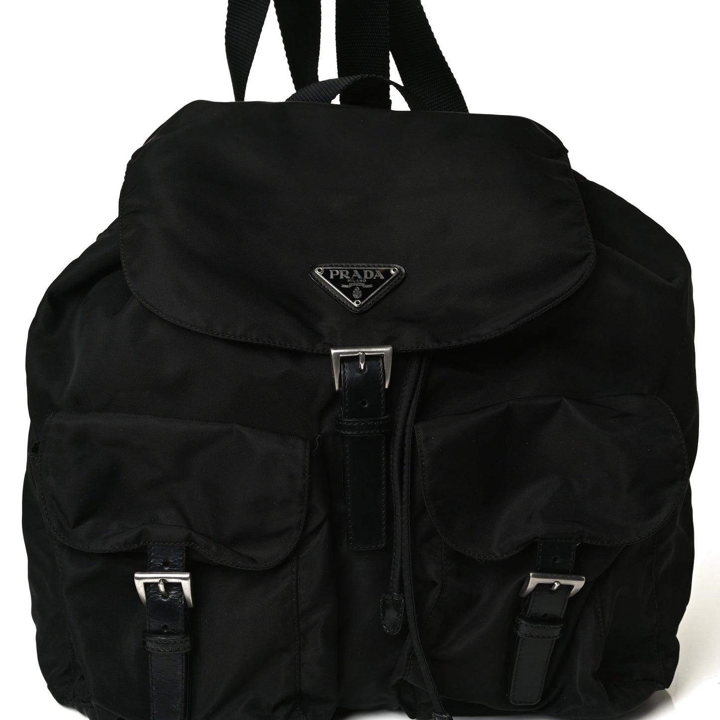 Nylon Vela Medium Backpack Black