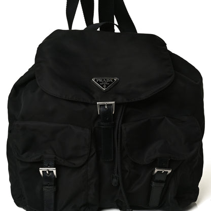 Prada Nylon Vela Medium Backpack Black 7 of 22