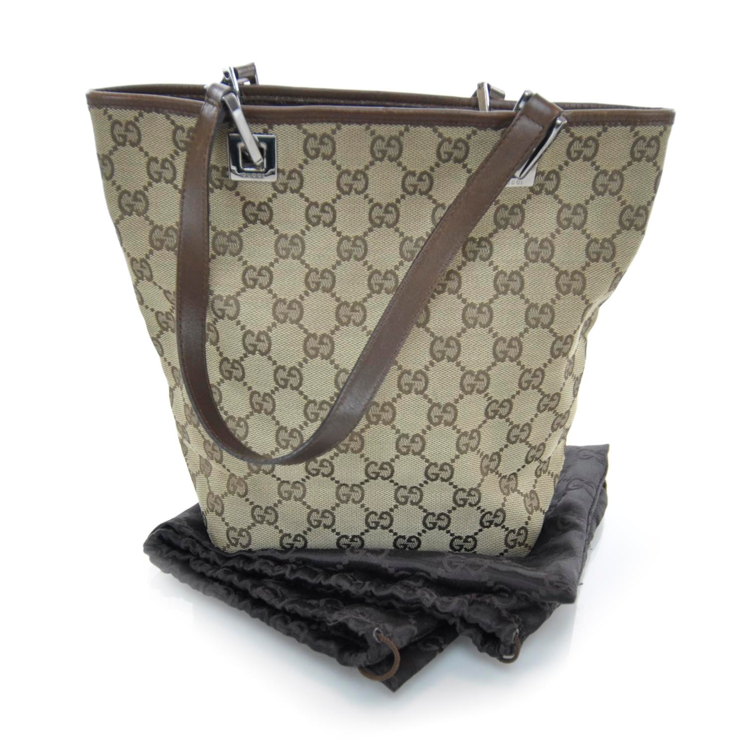 Gucci Monogram Small Bucket Tote 3 of 11