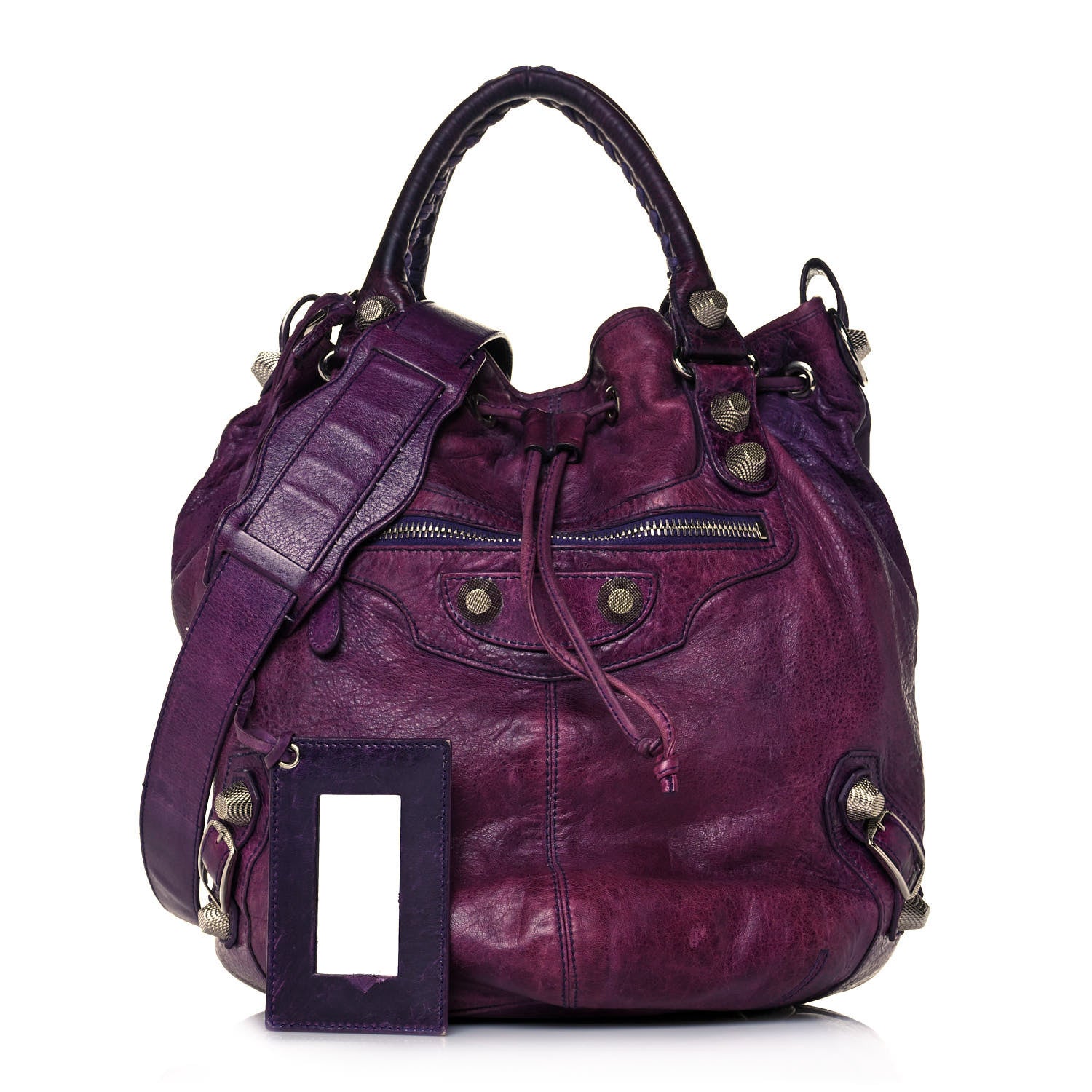 Balenciaga Agneau Giant 21 Silver Hardware Pompon Raisin 1 of 18