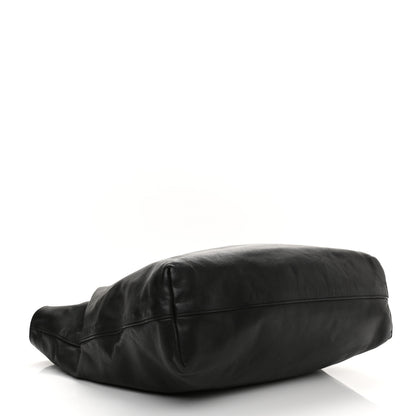 Prada Soft Calf Shopping Tote Black 4 of 18