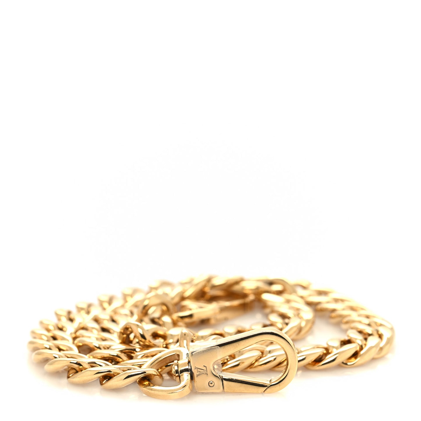 LOUIS VUITTON Short Chain Strap Gold