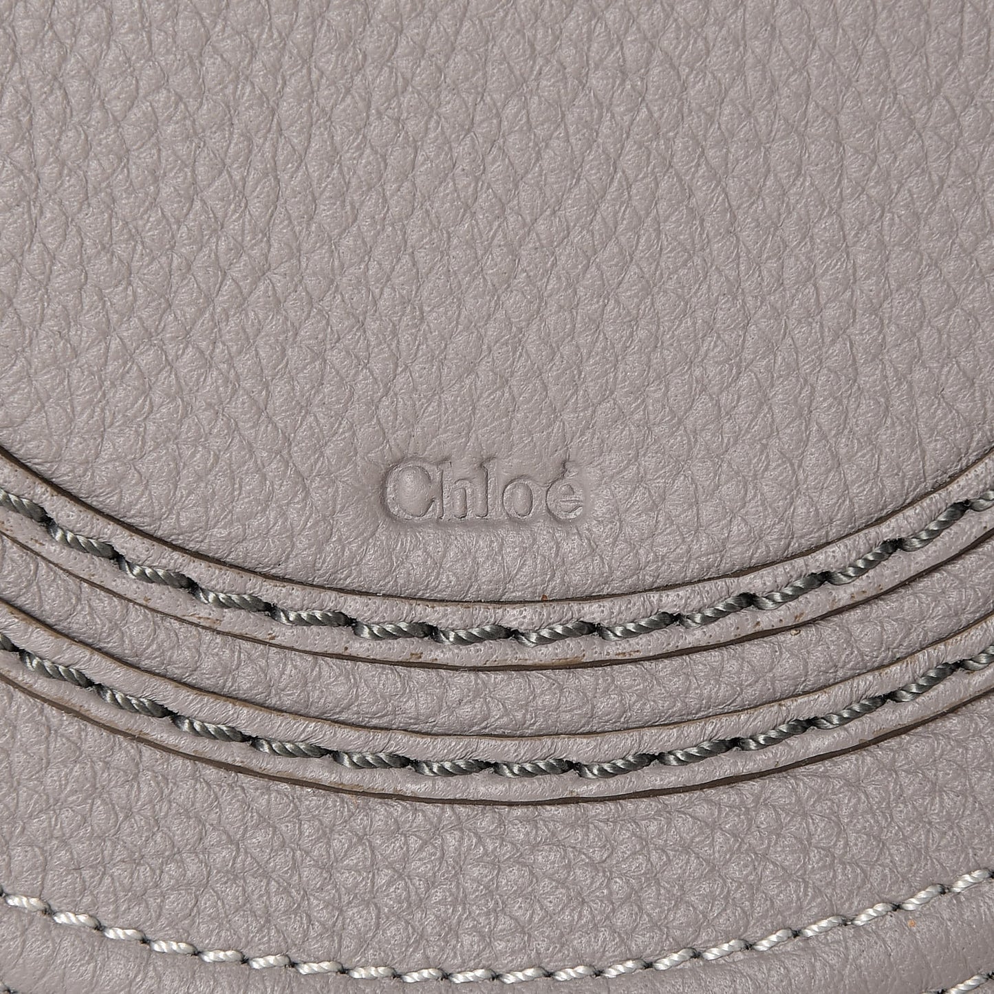 Calfskin Mini Marcie Round Crossbody Bag Cashmere Grey