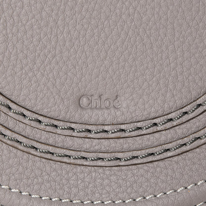 Chloe Calfskin Mini Marcie Round Crossbody Bag Cashmere Grey 6 of 10