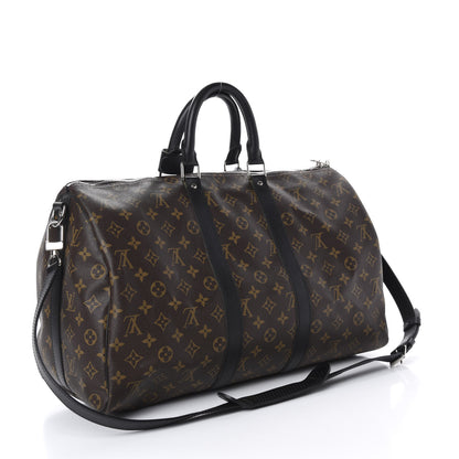 Louis Vuitton Monogram Macassar Keepall Bandouliere 45 2 of 10