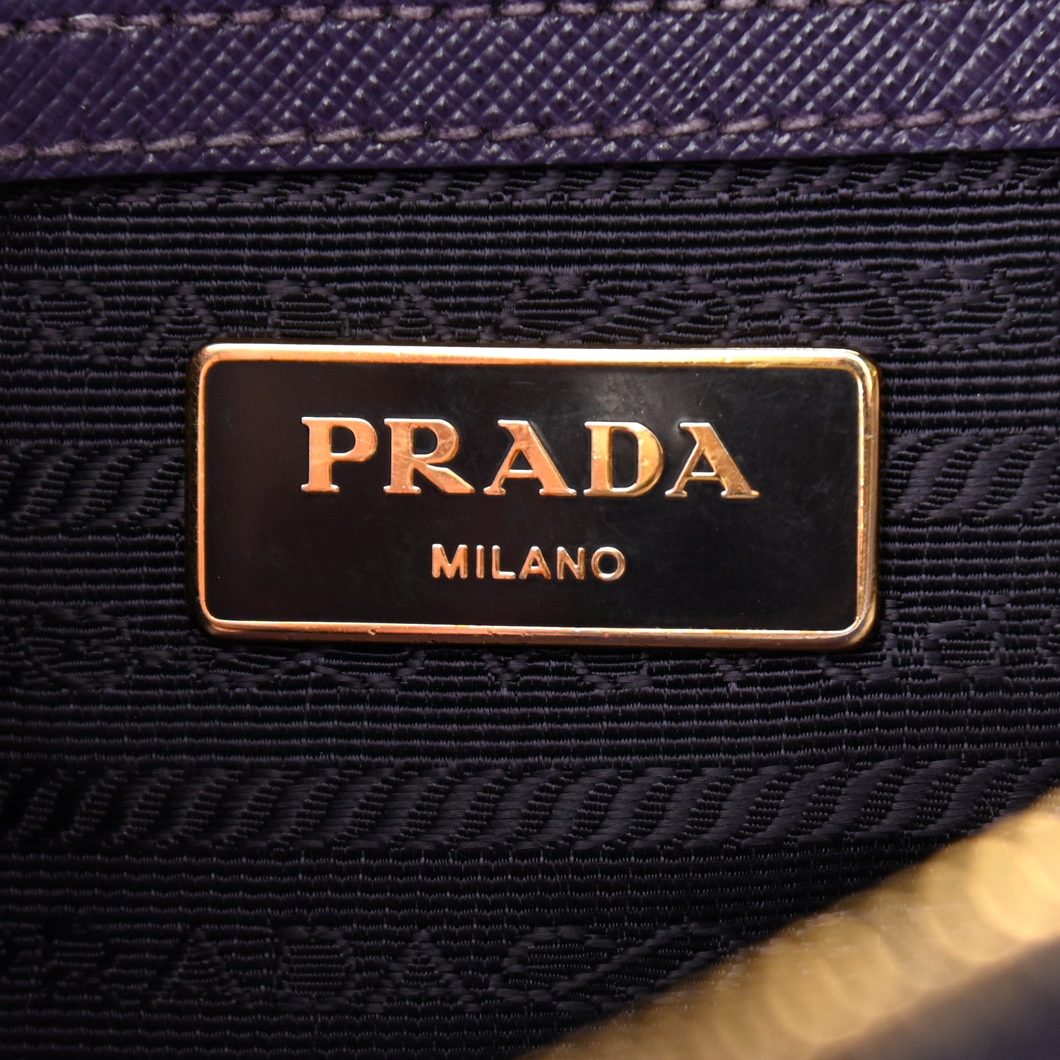 Prada Saffiano Small Galleria Double Zip Tote Uva 7 of 15