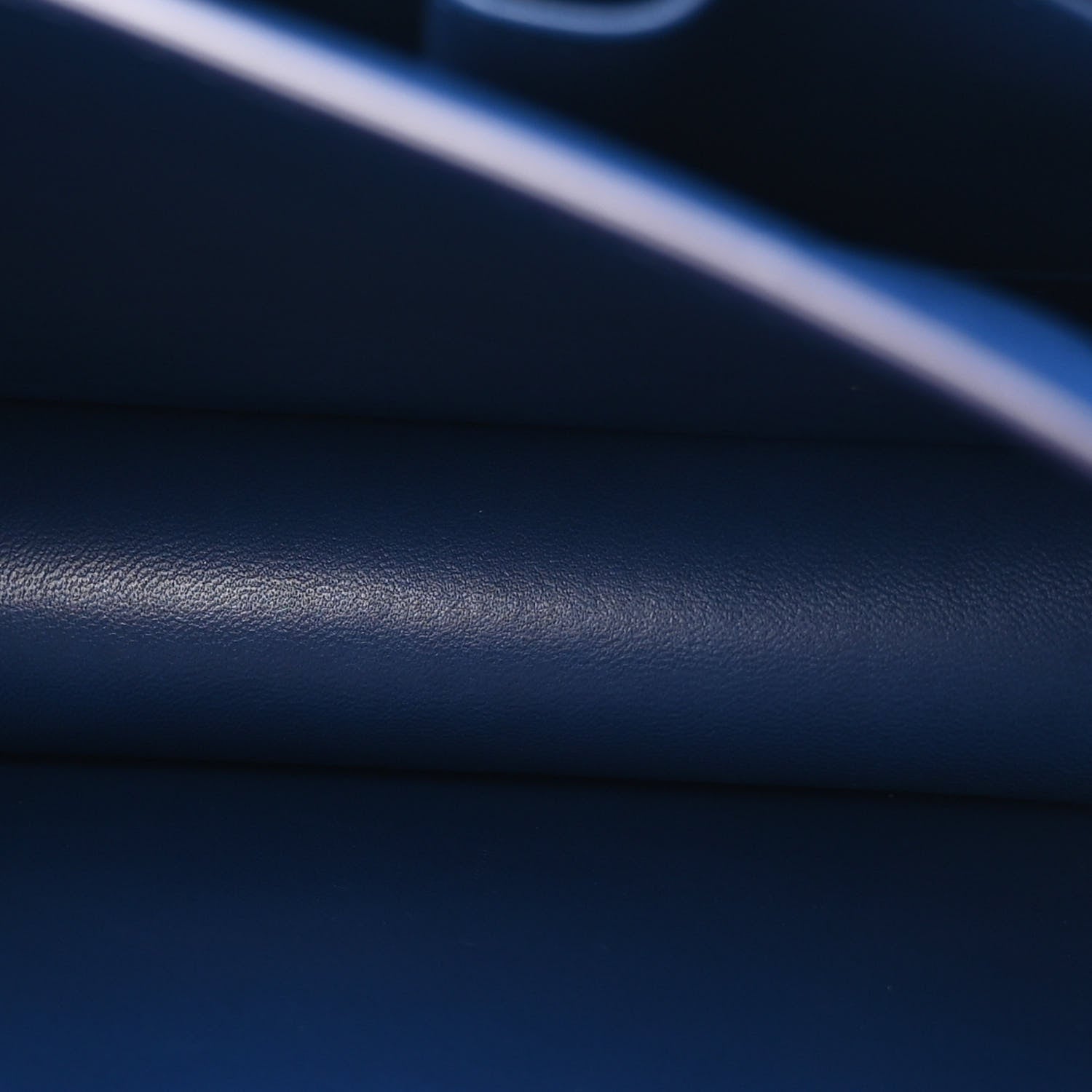 Celine Liege Calfskin Medium Classic Box Flap Bag Blue 6 of 12