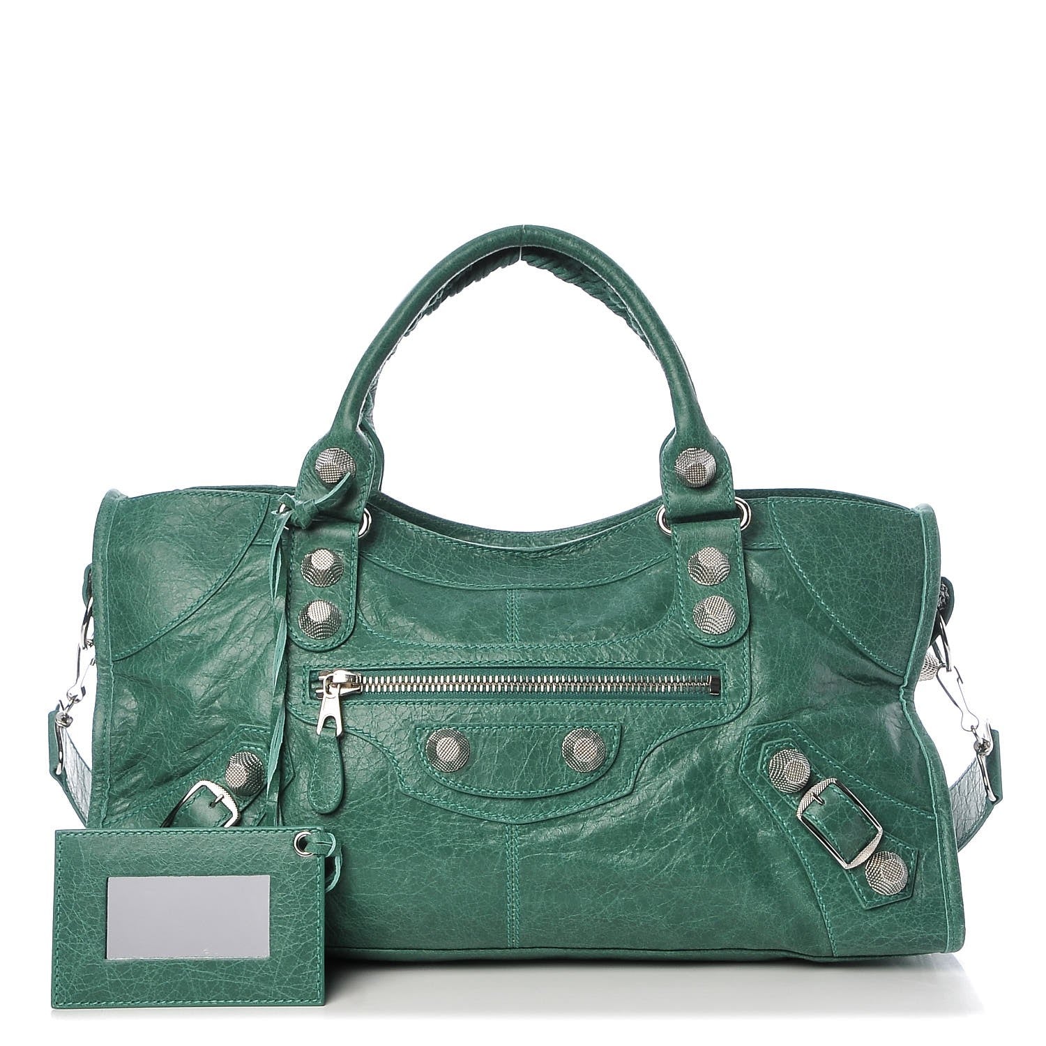 Balenciaga Agneau Giant 21 Silver Hardware Part Time Sauge 1 of 10
