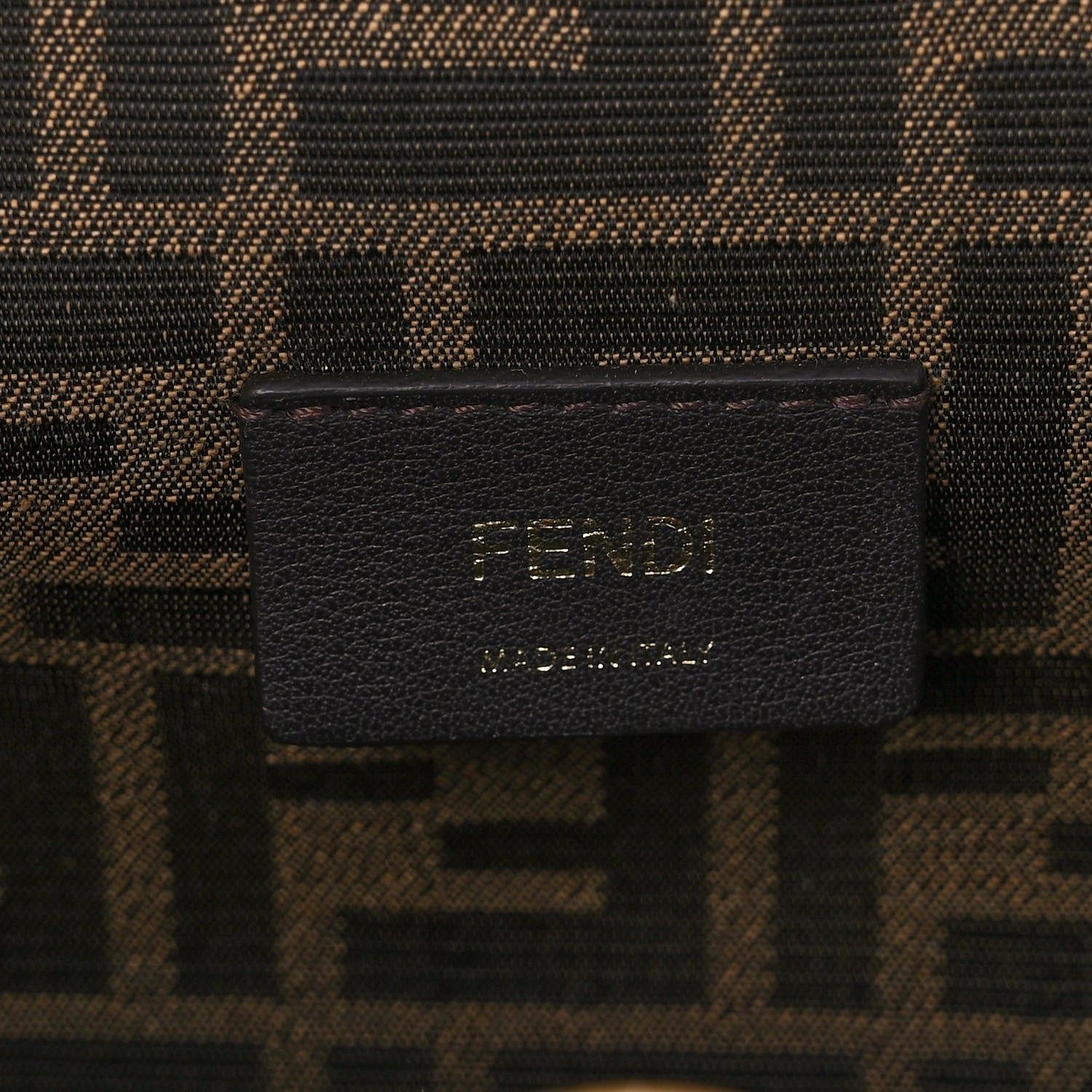 Fendi Shiny Nappa Small Fendi First Black 5 of 11