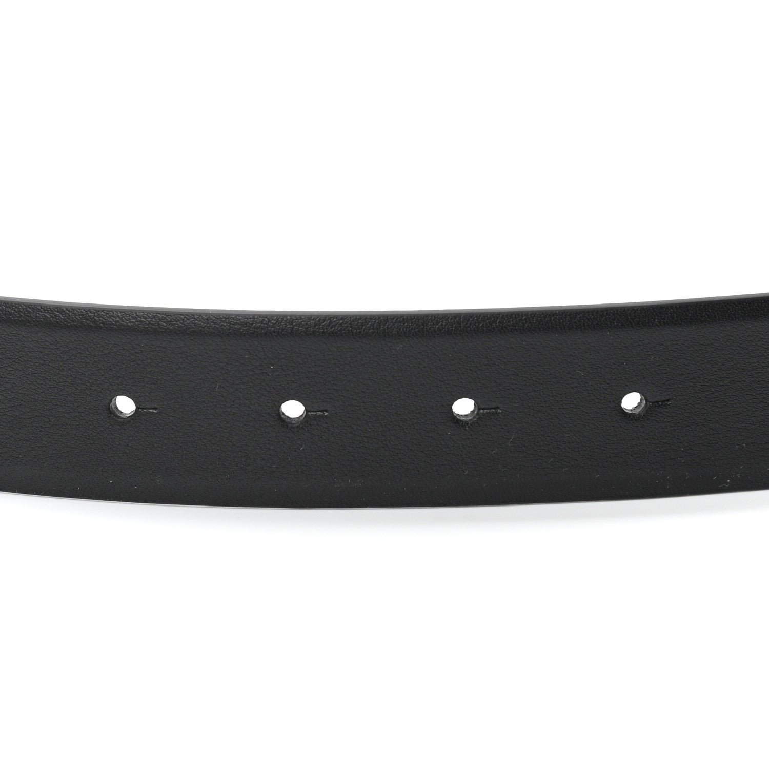 Chanel Calfskin Lambskin CC Chain Belt 75 30 Black Gold 7 of 7