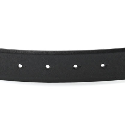 Chanel Calfskin Lambskin CC Chain Belt 75 30 Black Gold 7 of 7