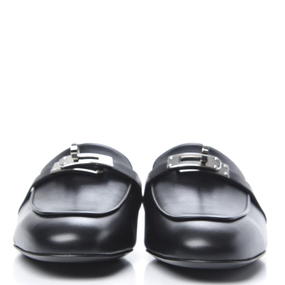Hermes Calfskin Oz Mules 35.5 Black 2 of 8