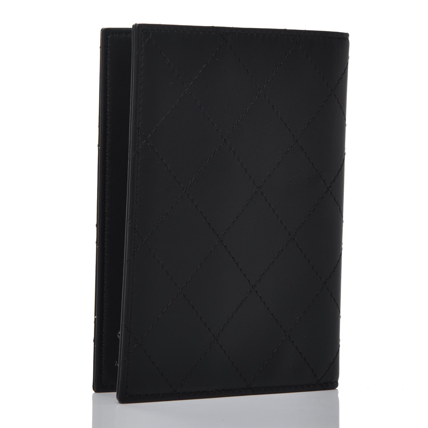 Chanel Quilted Passport Holder Black 3 of 6