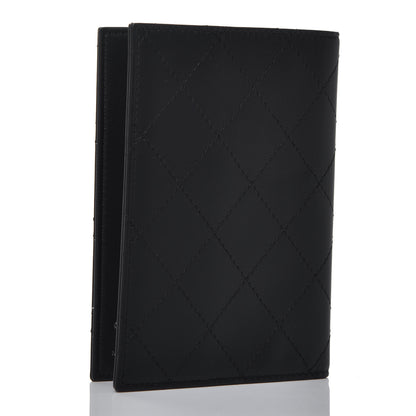 Chanel Quilted Passport Holder Black 3 of 6