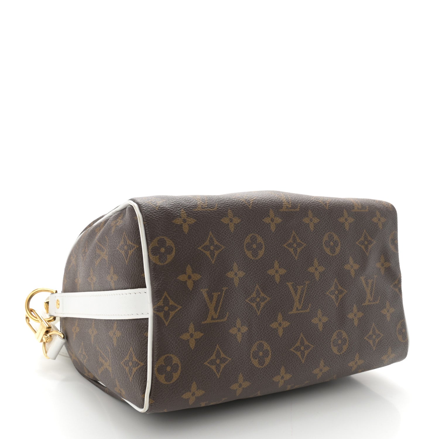 Louis Vuitton Monogram LV Match Speedy Bandouliere 25 White 4 of 12