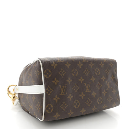 Louis Vuitton Monogram LV Match Speedy Bandouliere 25 White 4 of 12
