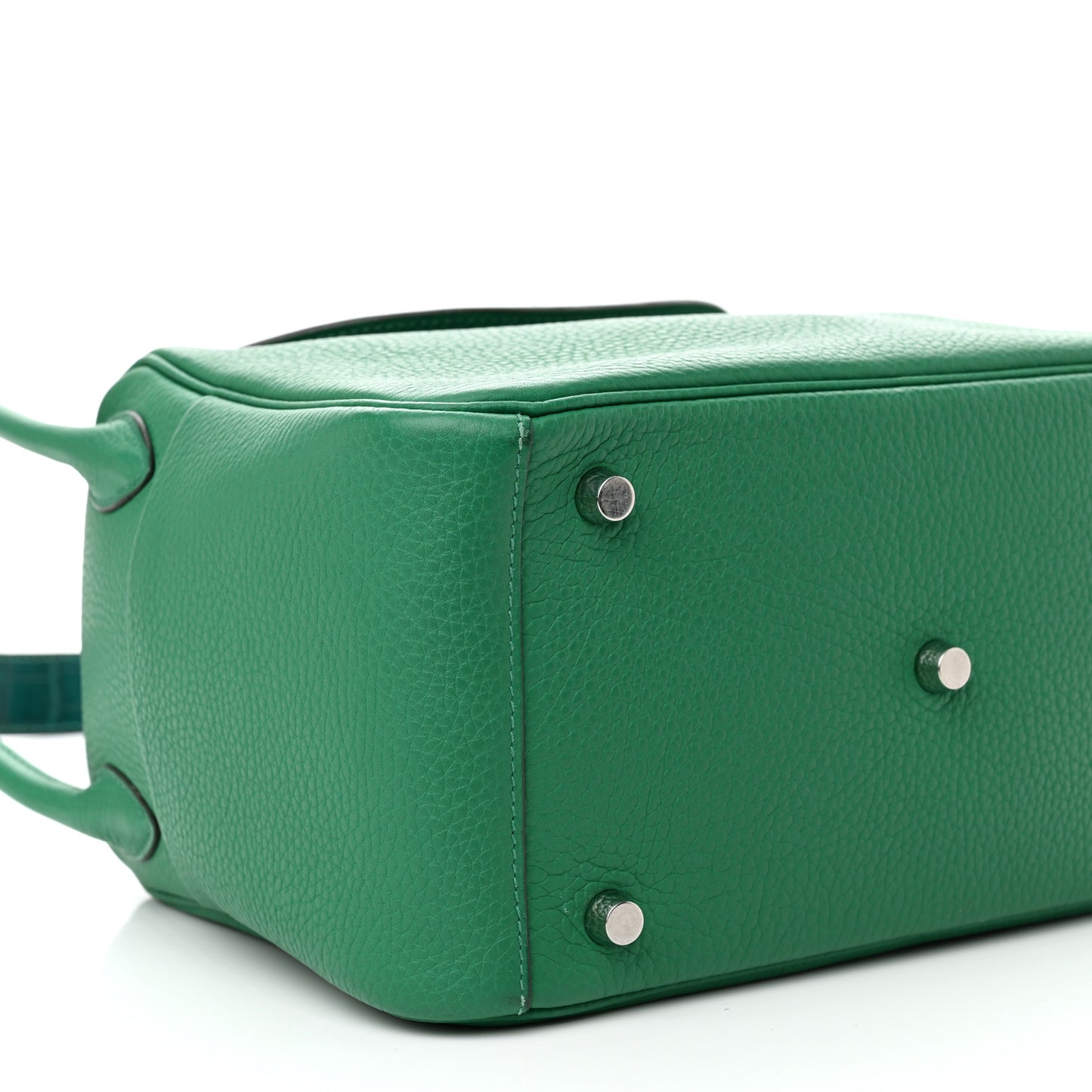 Taurillon Clemence Matte Niloticus Crocodile Touch Lindy 26 Menthe
