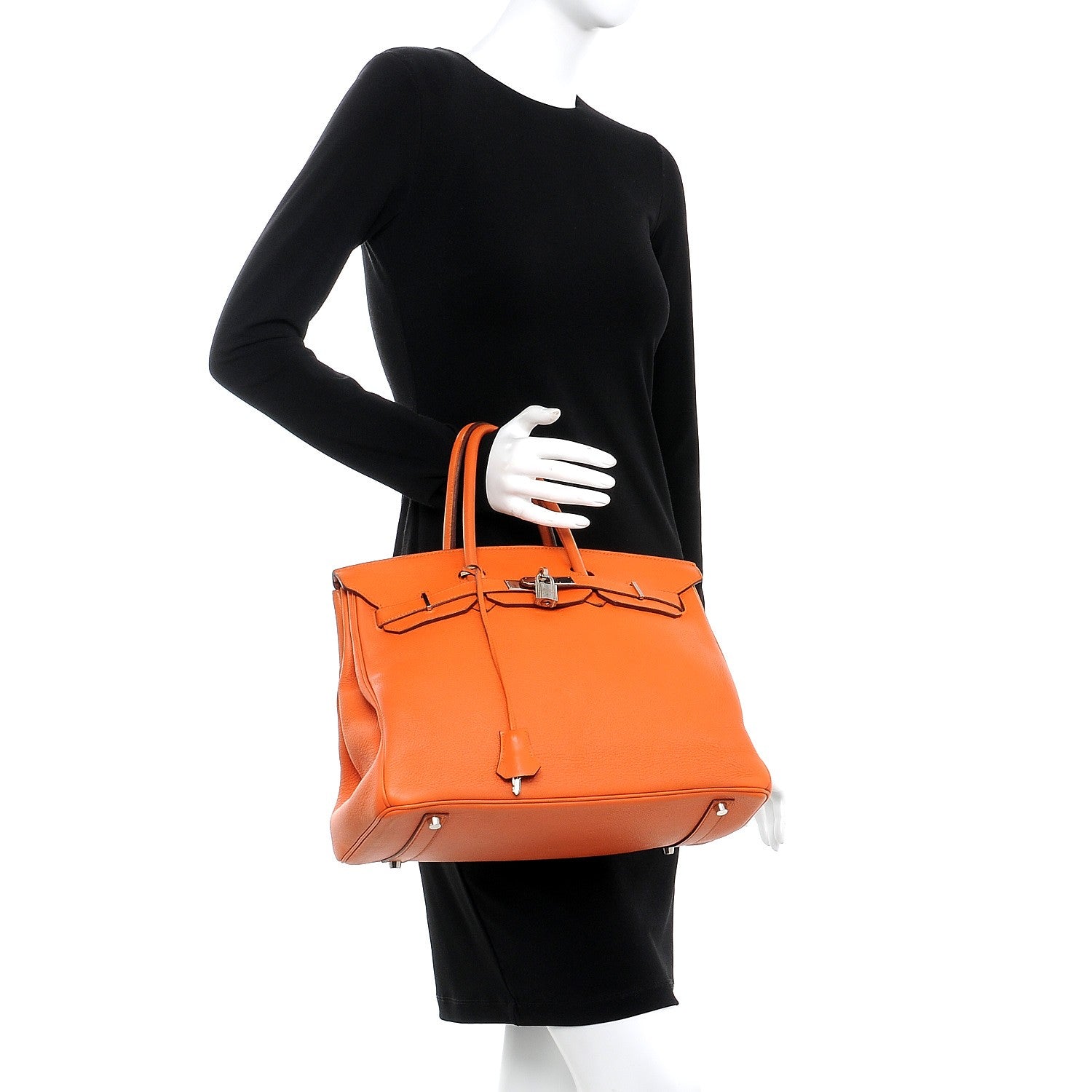 Hermes Togo Birkin 35 Orange 2 of 27
