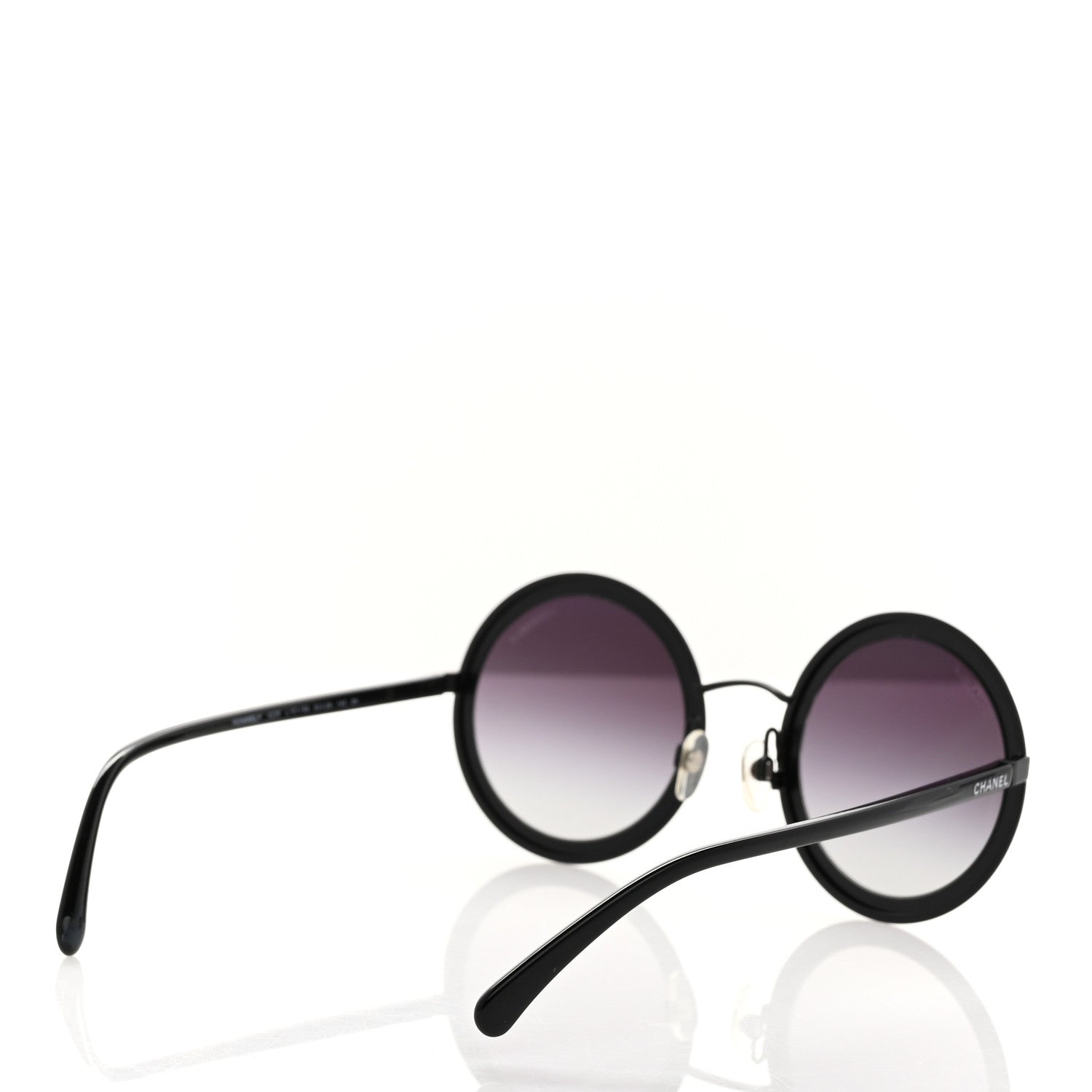Chanel Round Sunglasses 4226 Black 4 of 9