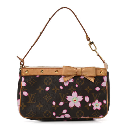 Louis Vuitton Monogram Cherry Blossom Pochette Accessories Brown 1 of 12