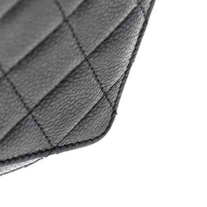 Chanel Caviar Quilted Wallet On Chain WOC Black 12 of 13
